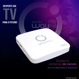 Receptor Athomics Way 4K Ultra Android Tv Box